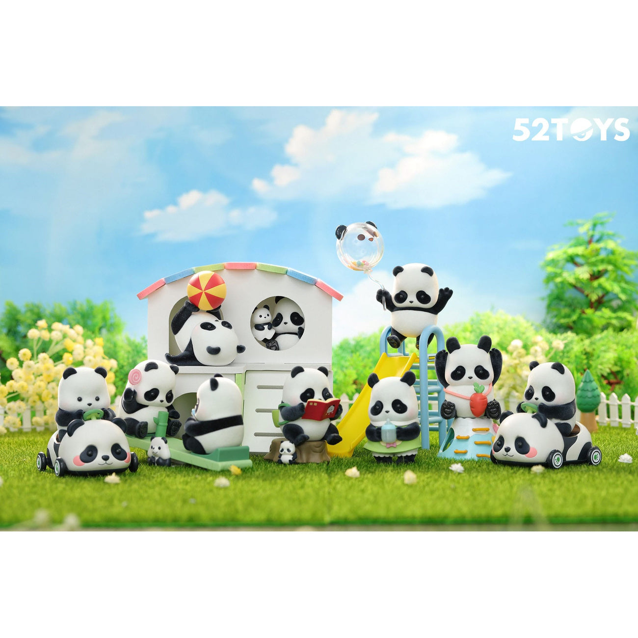 Productafbeelding Panda Roll Blind Box Figuren Assortiment Kleuterschool 7 cm (8)
