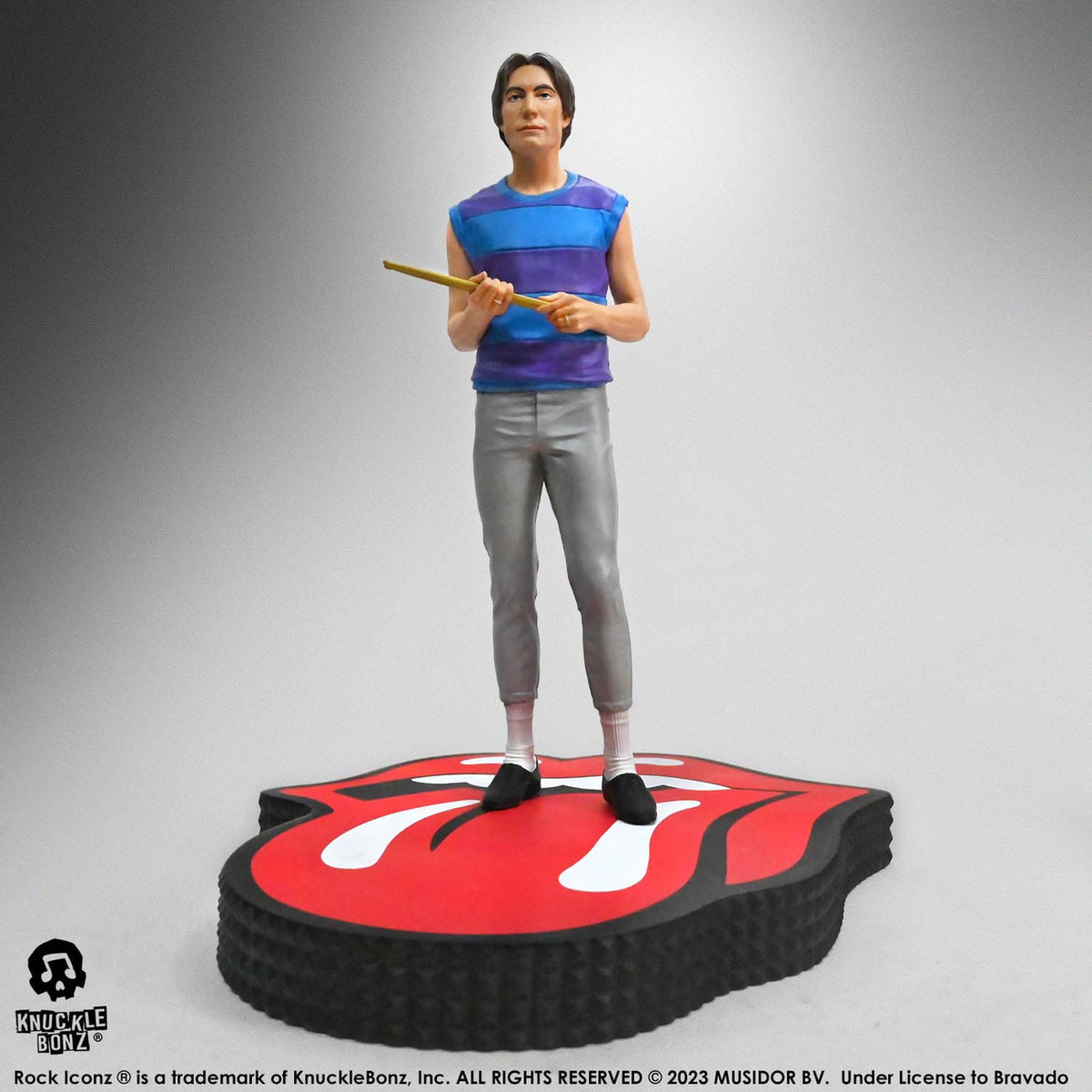 Produktbild The Rolling Stones Rock Iconz Statue Charlie Watts (Tattoo You Tour 1981) 22 cm