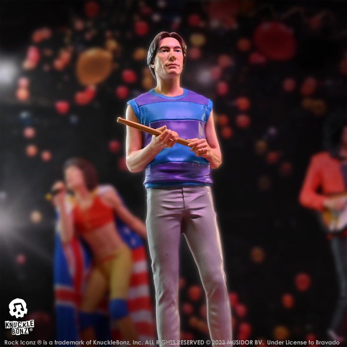 Produktbild The Rolling Stones Rock Iconz Statue Charlie Watts (Tattoo You Tour 1981) 22 cm
