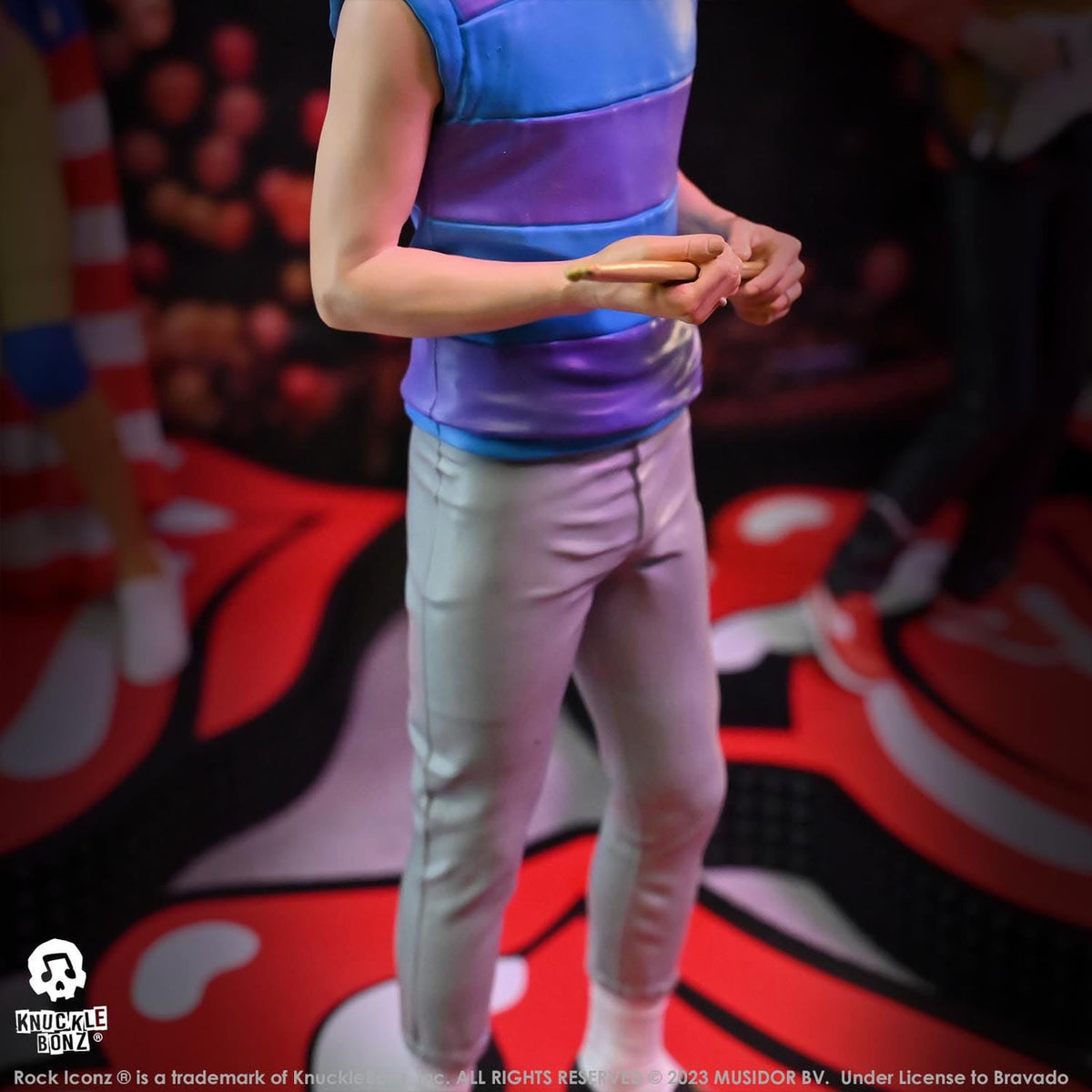 Produktbild The Rolling Stones Rock Iconz Statue Charlie Watts (Tattoo You Tour 1981) 22 cm