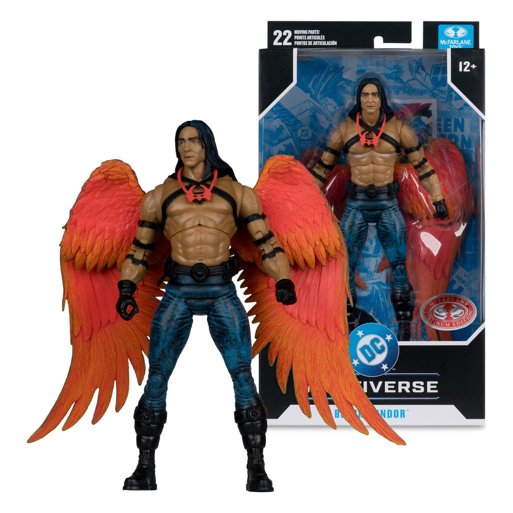 Image produit DC Multiverse figurine articulée Black Condor (DC Classic) (Red Platinum Edition) 27 cm