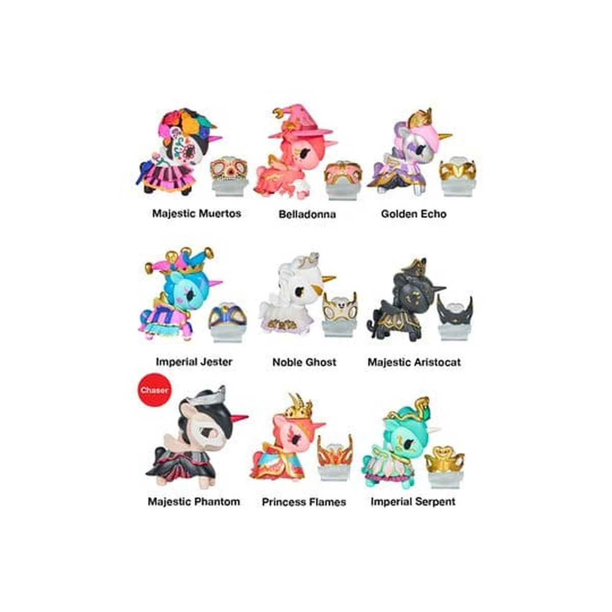 Image produit Unicorno Blind Box assortiment de figurines Masquerade 7 cm (8)