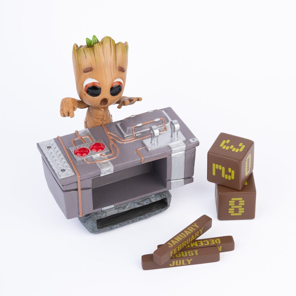 Image produit Marvel Calendrier perpétuel 3D Groot Death Button 12 cm