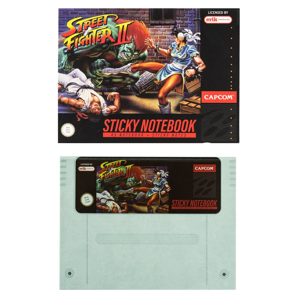 Image produit Street Fighter Carnet premium avec notes adhésives et étui A5