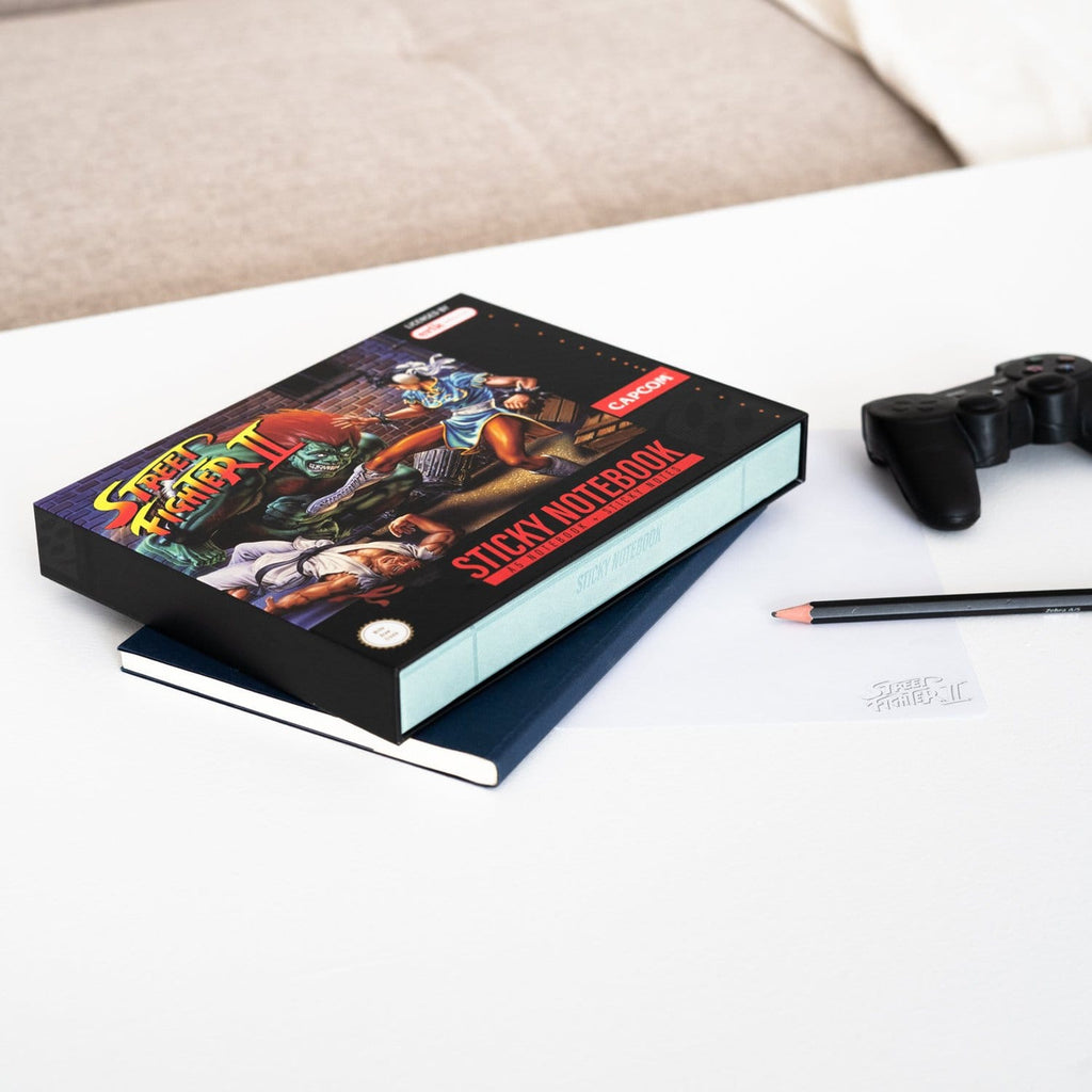 Image produit Street Fighter Carnet premium avec notes adhésives et étui A5