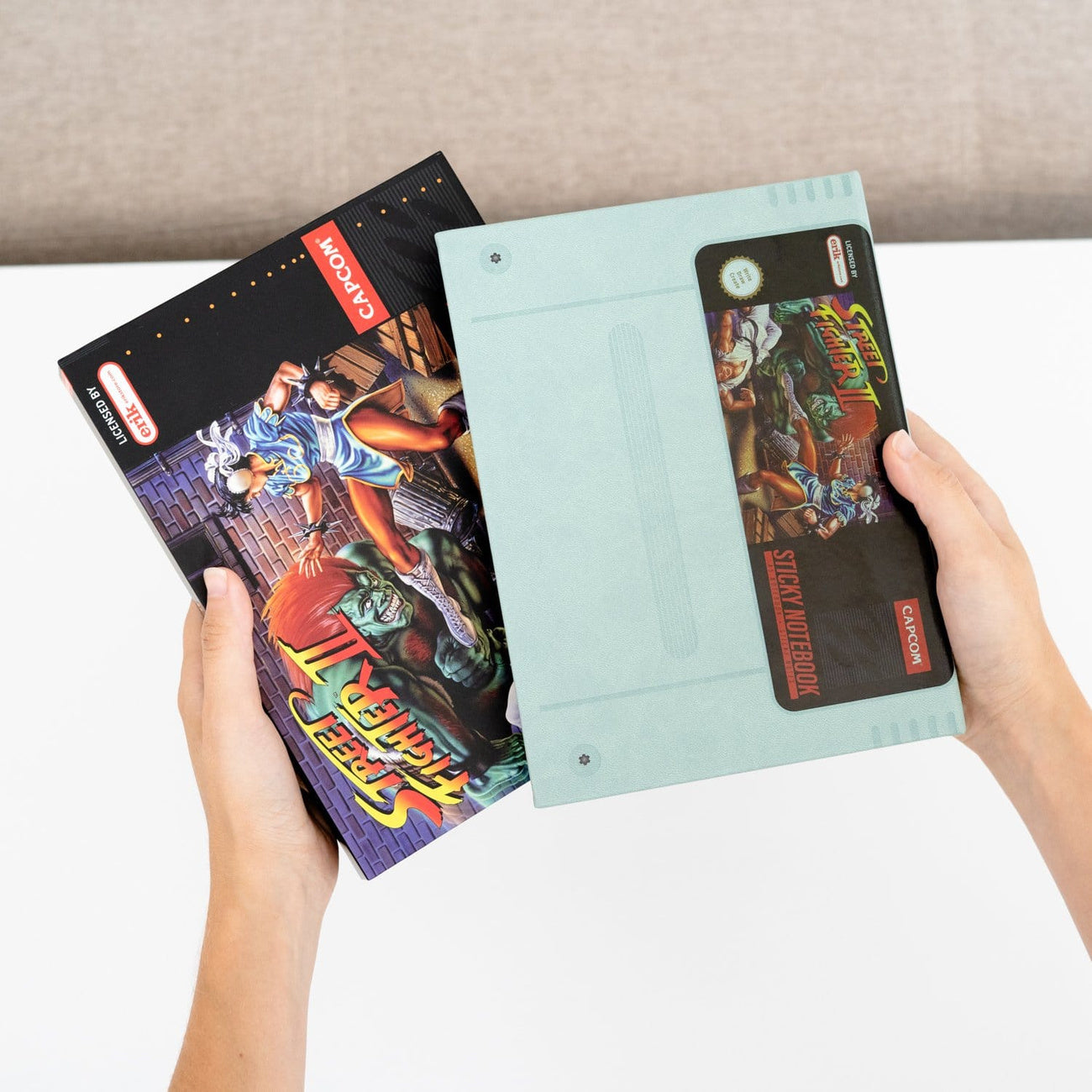 Image produit Street Fighter Carnet premium avec notes adhésives et étui A5