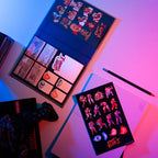 Image produit Street Fighter Carnet premium avec notes adhésives et étui A5
