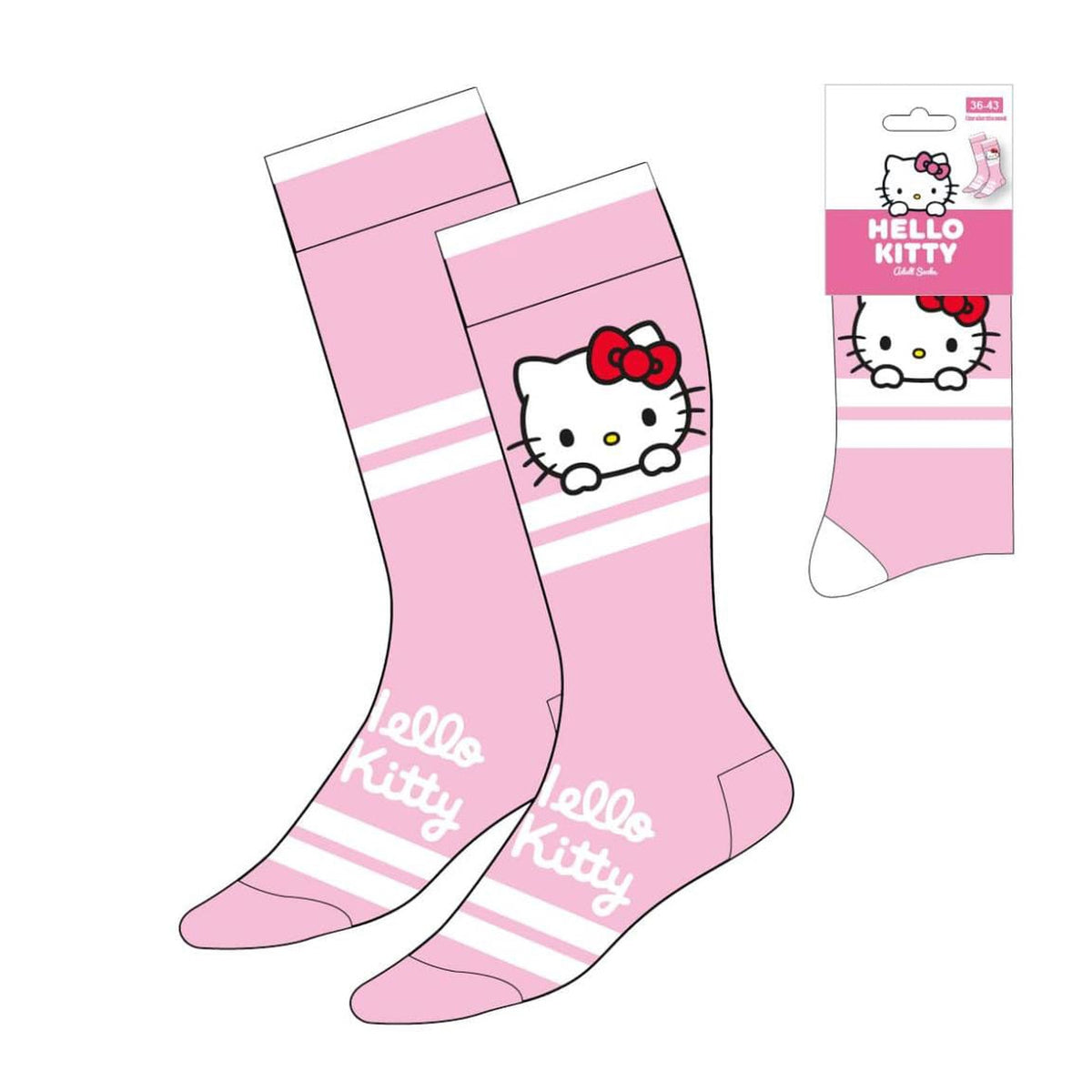 Image produit Sanrio Chaussettes Hello Kitty Stripes 36-43