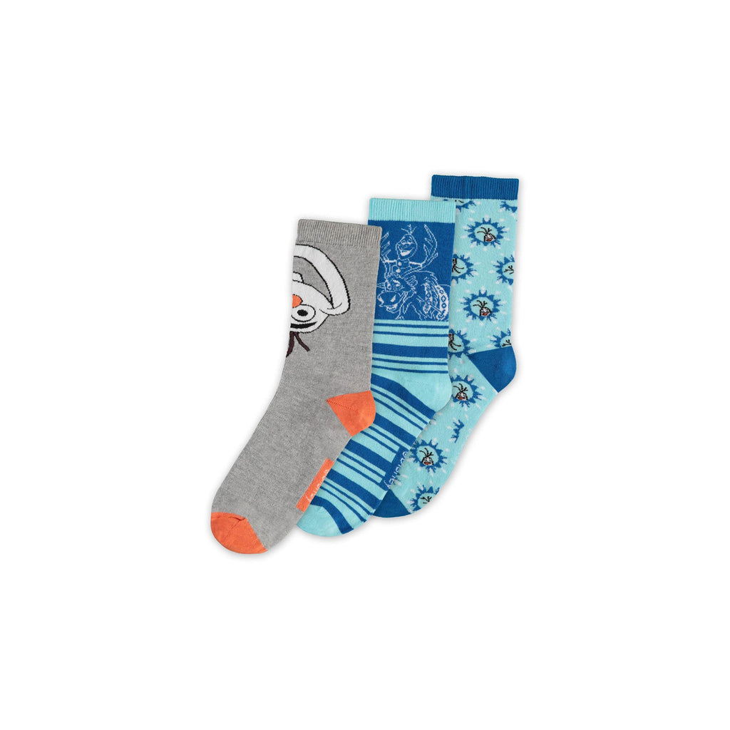 Image produit La Reine des Neiges lot de 3 paires de chaussettes Olaf 43-46