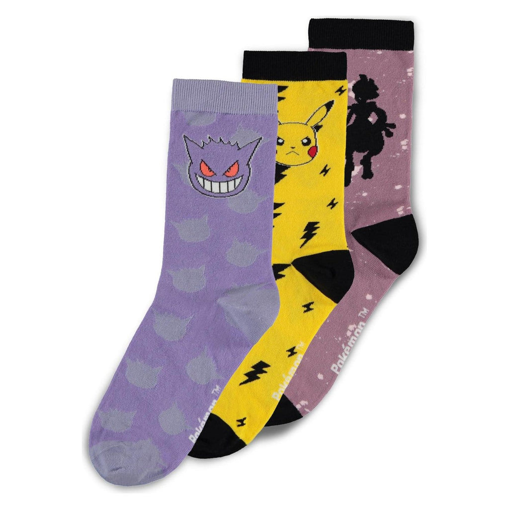 Image produit Chaussettes Pokémon Lot de 3 Crew 39-42