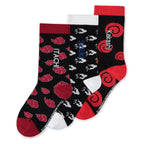 Image produit Naruto Chaussettes Sasuke, Kakashi, Itachi lot de 3 39-42