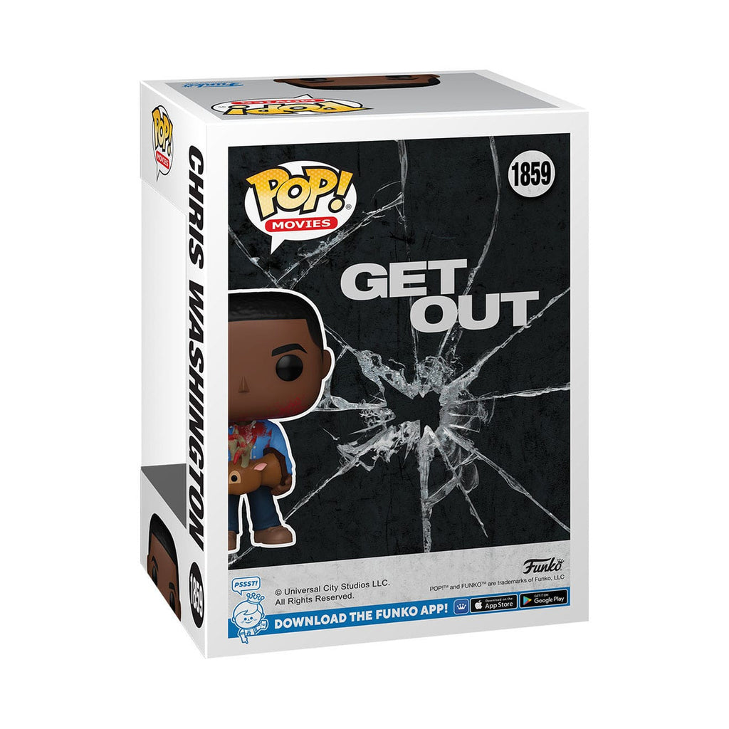 Image produit Jordan Peele POP! Movies Figurine Vinyle Get Out - Chris Washington w/Deer 9 cm