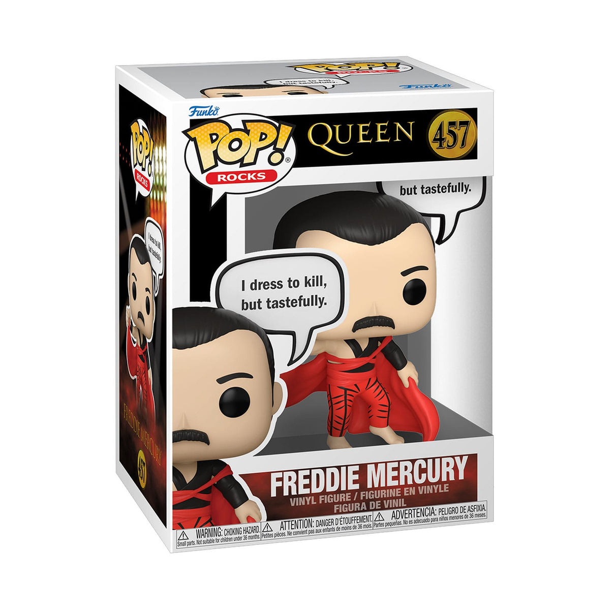 Productafbeelding Queen POP! Rocks vinylfiguur Freddie Mercury (I Dress to Kill) 9 cm