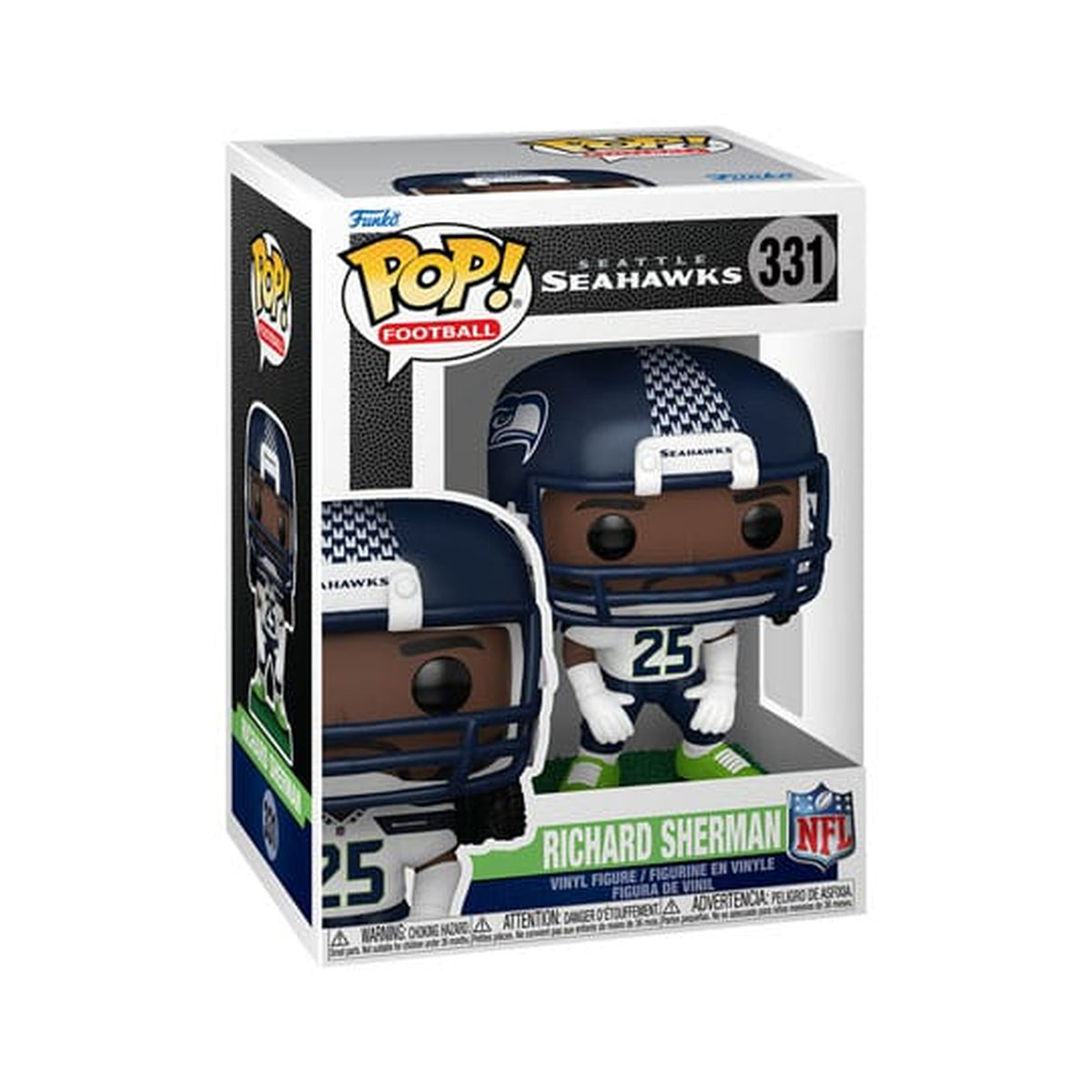 Image produit NFL : Legends POP! Figurine vinyle Sports Legends – Richard Sherman (Seahawks) 9 cm
