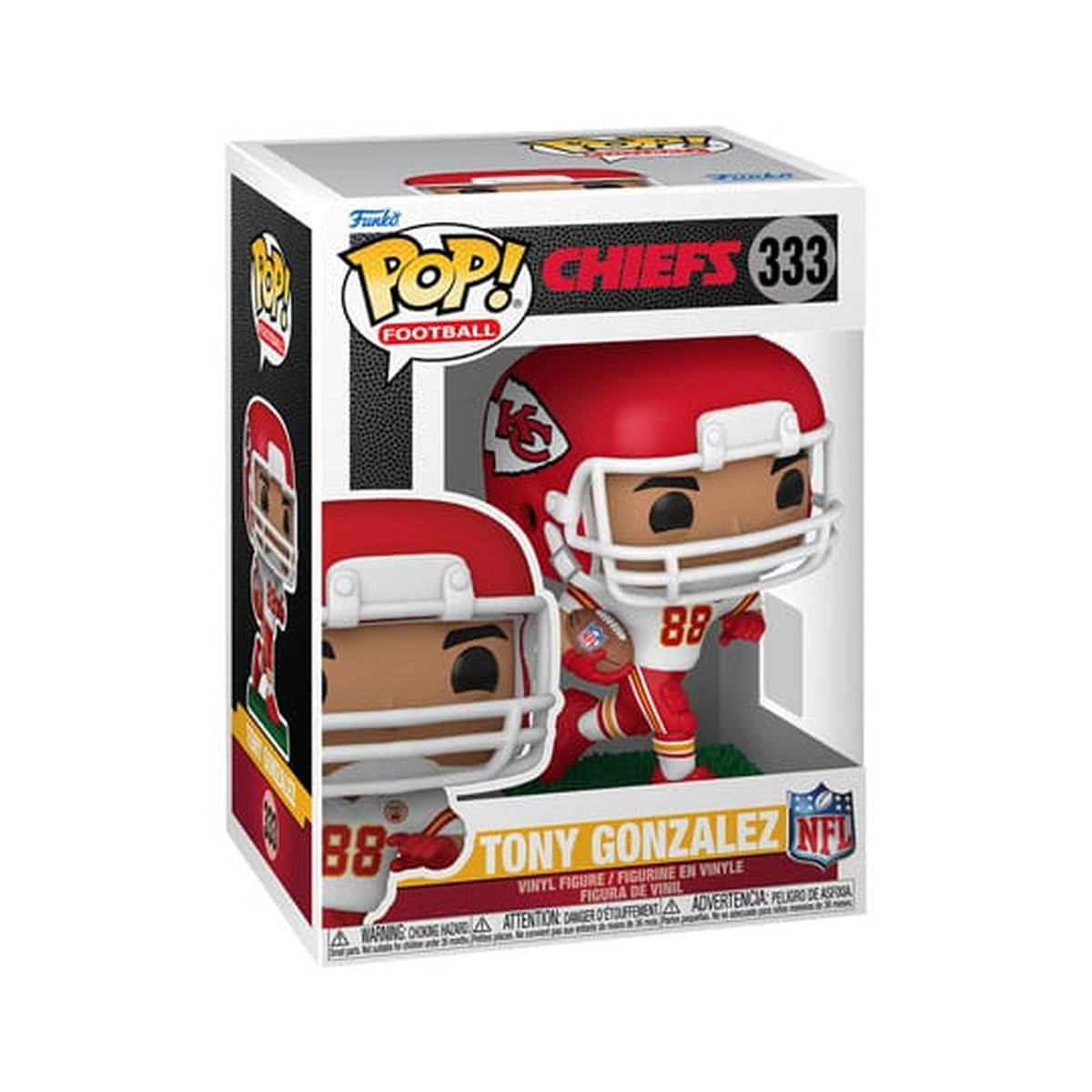 Image produit NFL : Legends POP! Sports figurine en vinyle Legends - Tony Gonzalez (Chiefs) 9 cm