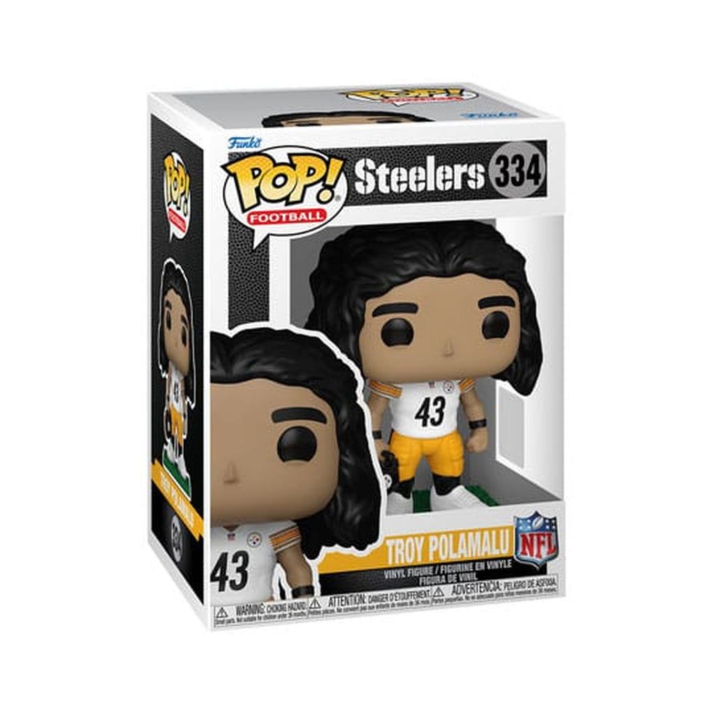 Produktbild NFL: Legends POP! Sports Vinyl Figur Legends- Troy Polamalu(Steelers) 9 cm