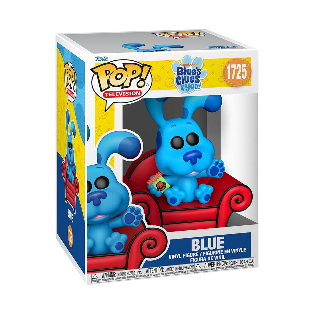 Image produit Blue's Clues POP! Figurine Premium Vinyl Blue avec canapé 9 cm