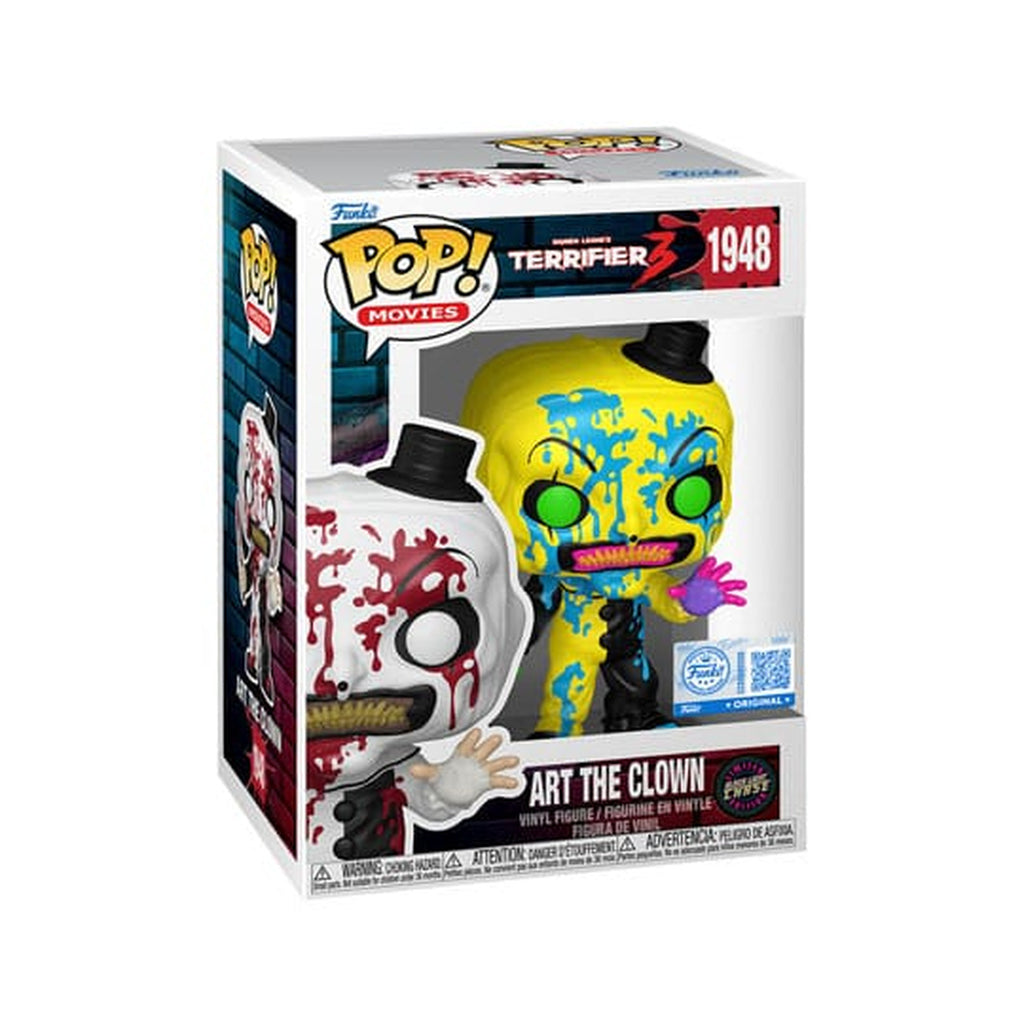 Productafbeelding Terrifier POP! Movies vinylfiguur Art the Clown (BD) w/CH heo exclusive assortiment (6) 9 cm