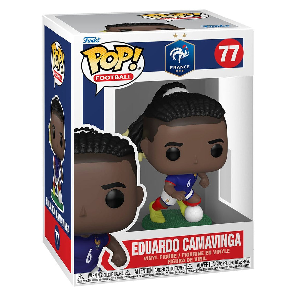 Productafbeelding EFL POP! Football Vinyl Figuur Frankrijk – Eduardo Camavinga 9 cm