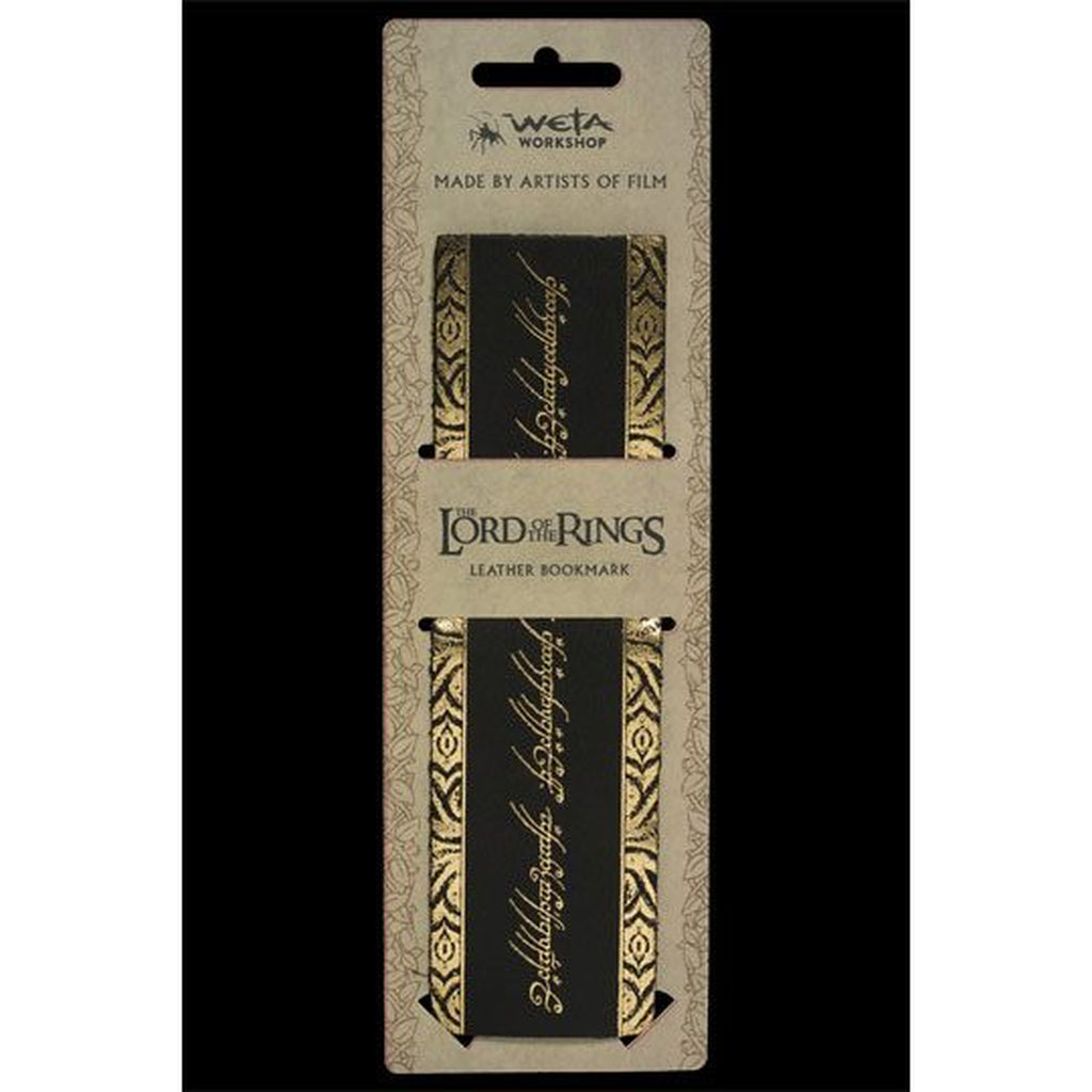 Productafbeelding In de ban van de Ring Leren bladwijzer The One Ring Inscription
