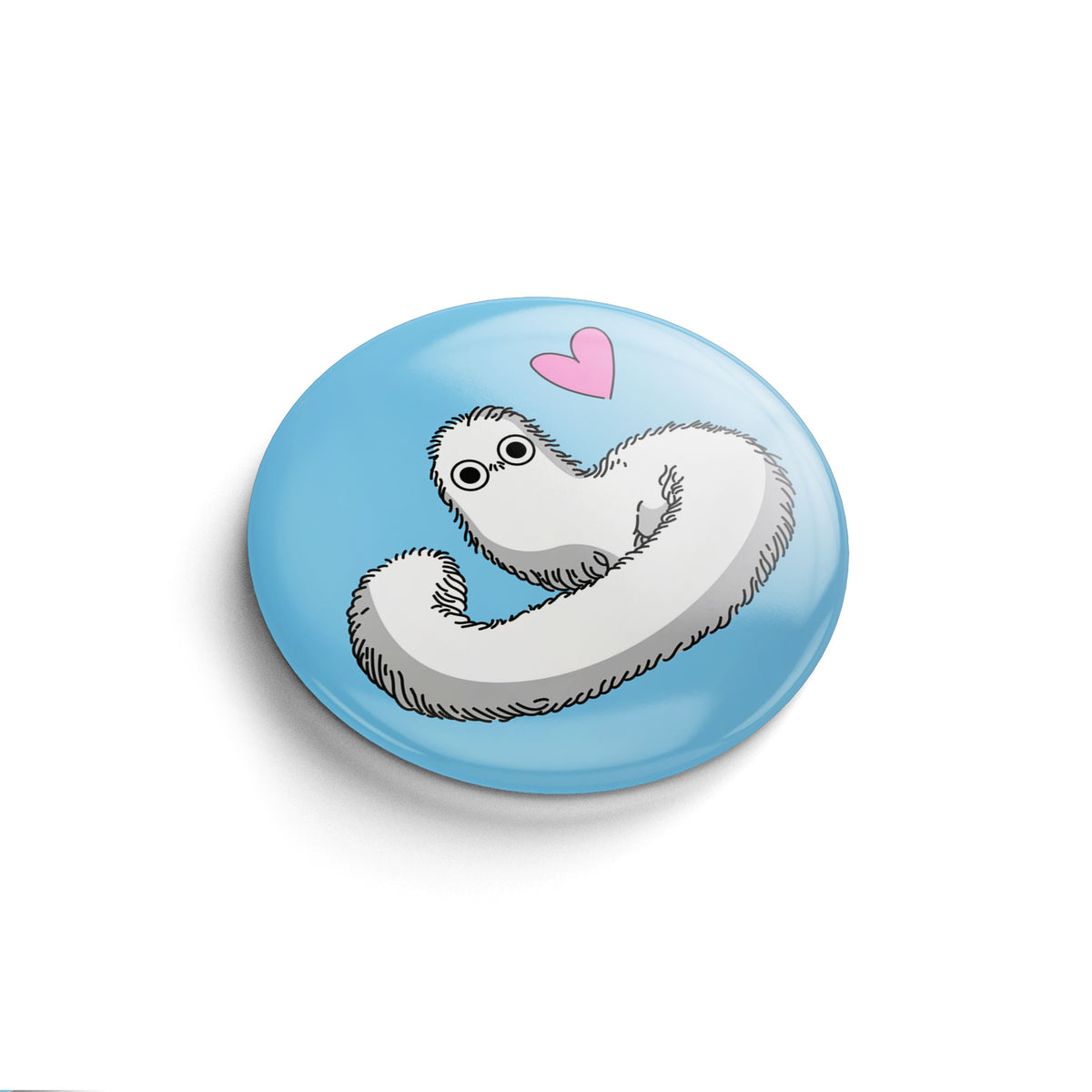 Productafbeelding Penseelworm-button voor Atelier of Witch Hat-fans