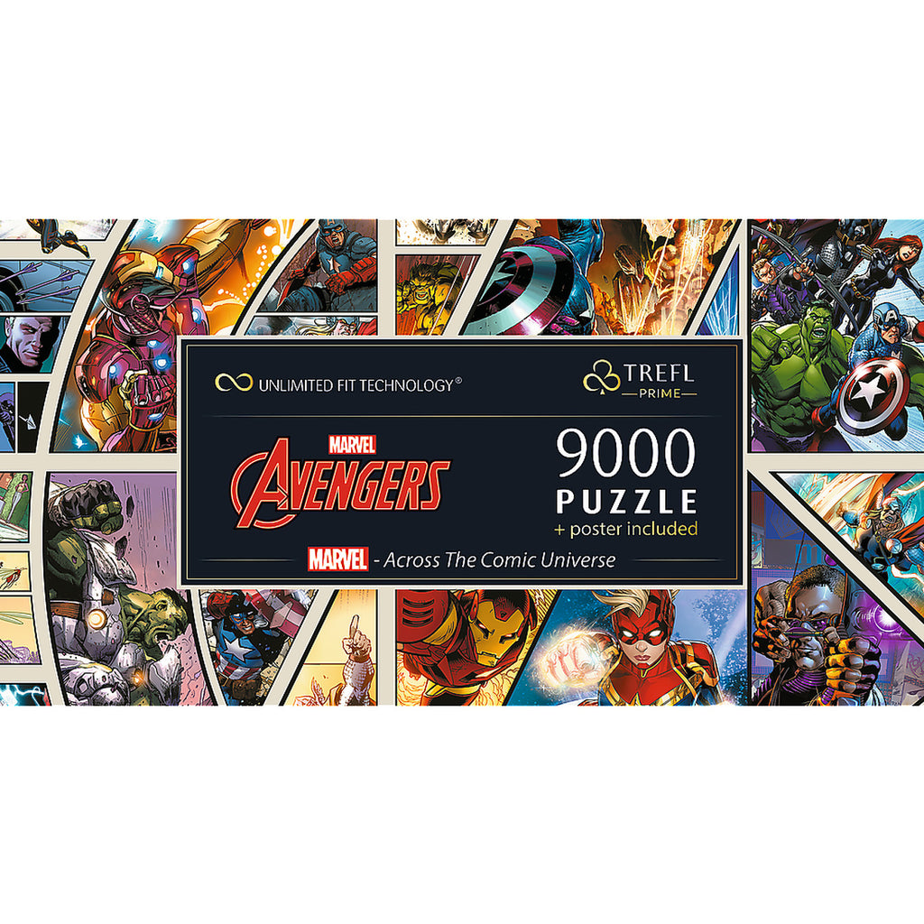 Productafbeelding Avengers - Across The Comic Universe Puzzelcollectie met poster