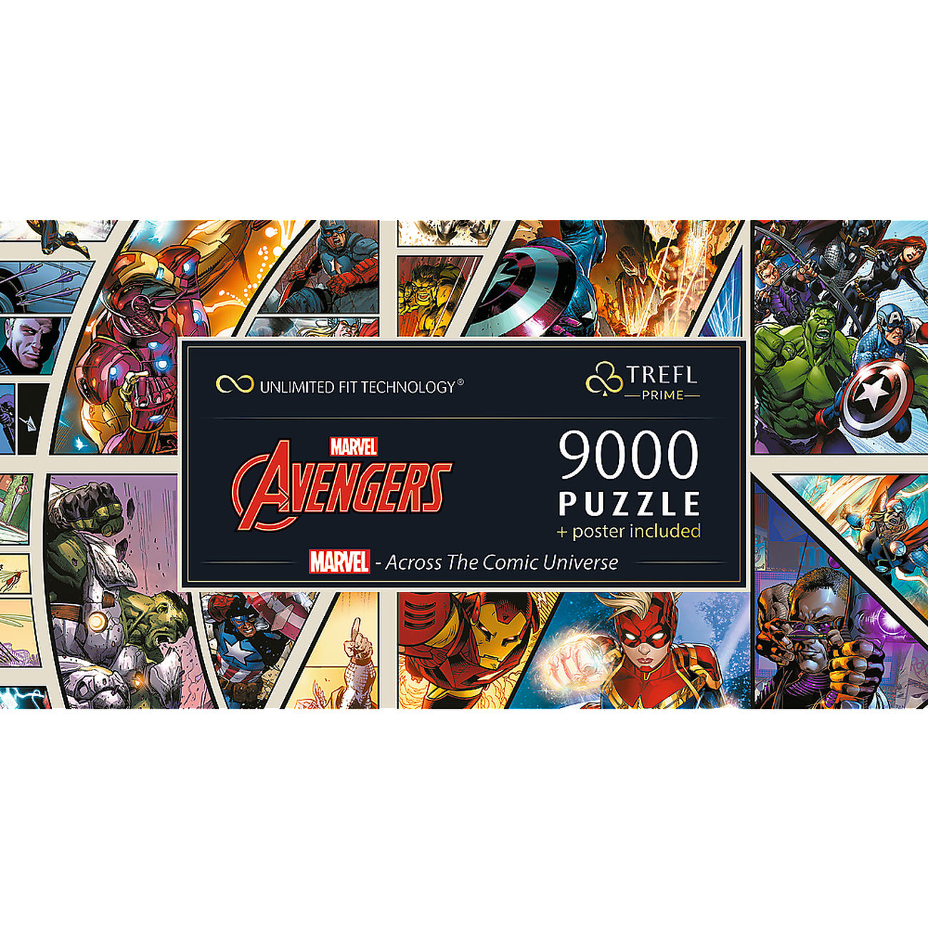 Productafbeelding Avengers - Across The Comic Universe Puzzelcollectie met poster