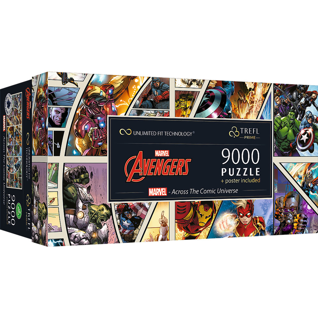 Productafbeelding Avengers - Across The Comic Universe Puzzelcollectie met poster