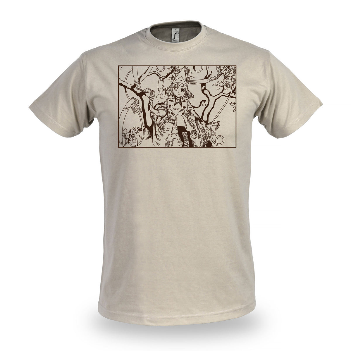 Productafbeelding Beige T-shirt voor Coco- en Atelier of Witch Hat-fans