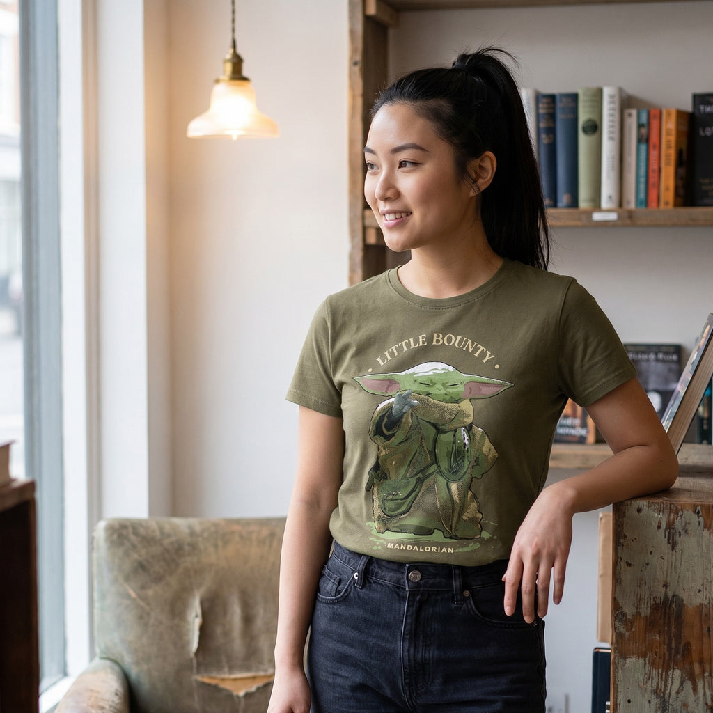 Productafbeelding Grogu Little Bounty Dames T-shirt - Star Wars The Mandalorian