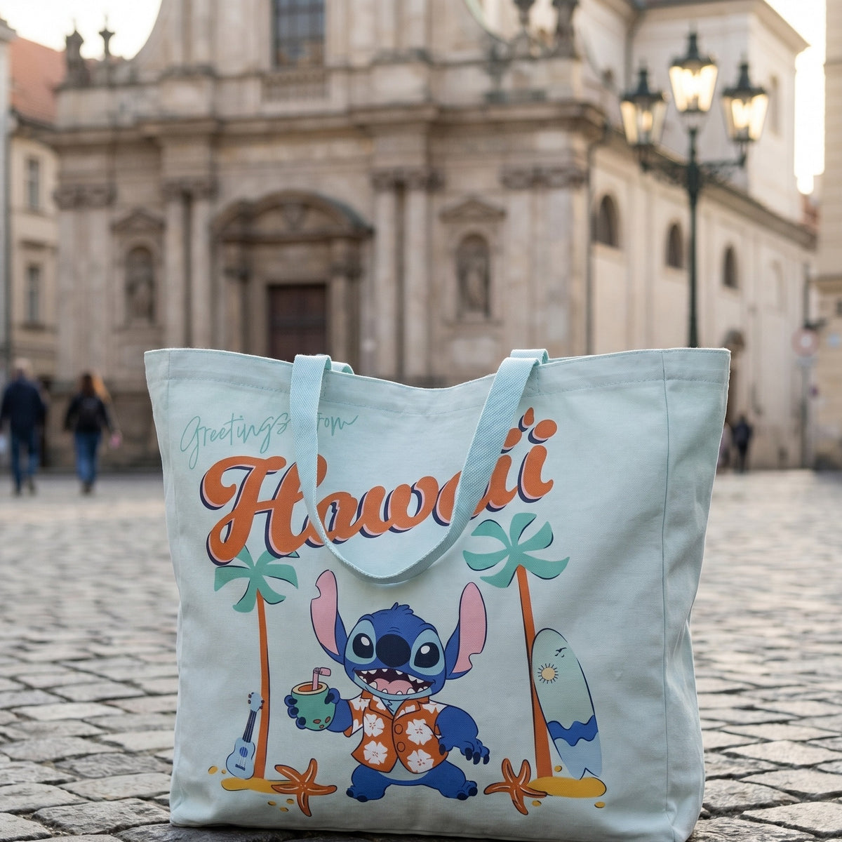 Image produit Sac shopper Stitch Hawaii - Lilo & Stitch