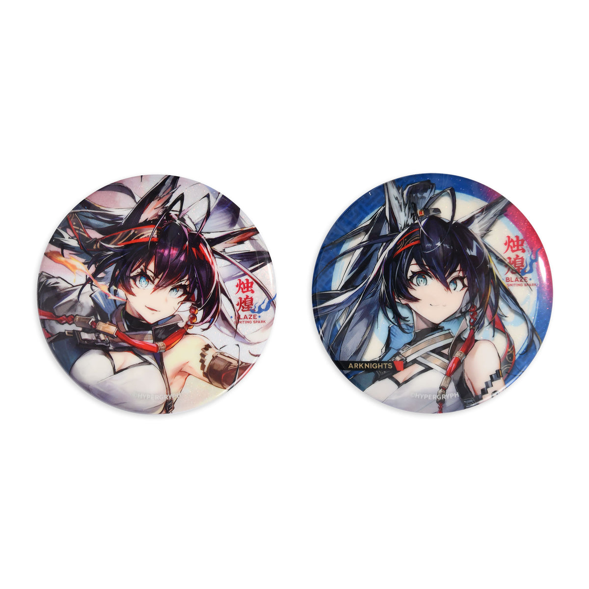 Image produit Arknights - Set de 2 pins en acrylique Candle