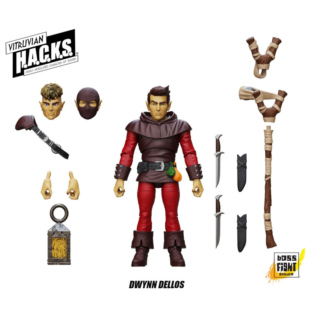 Productafbeelding Vitruvian H.A.C.K.S. Actiefiguur Halfling Scout Dwynn Dellos