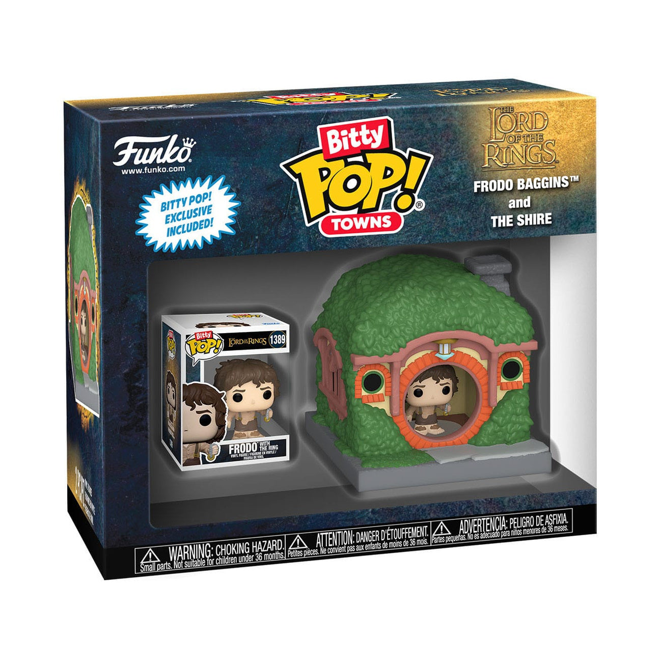 Produktbild Herr der Ringe Bitty POP! Town Vinyl Figur Frodo at Shire