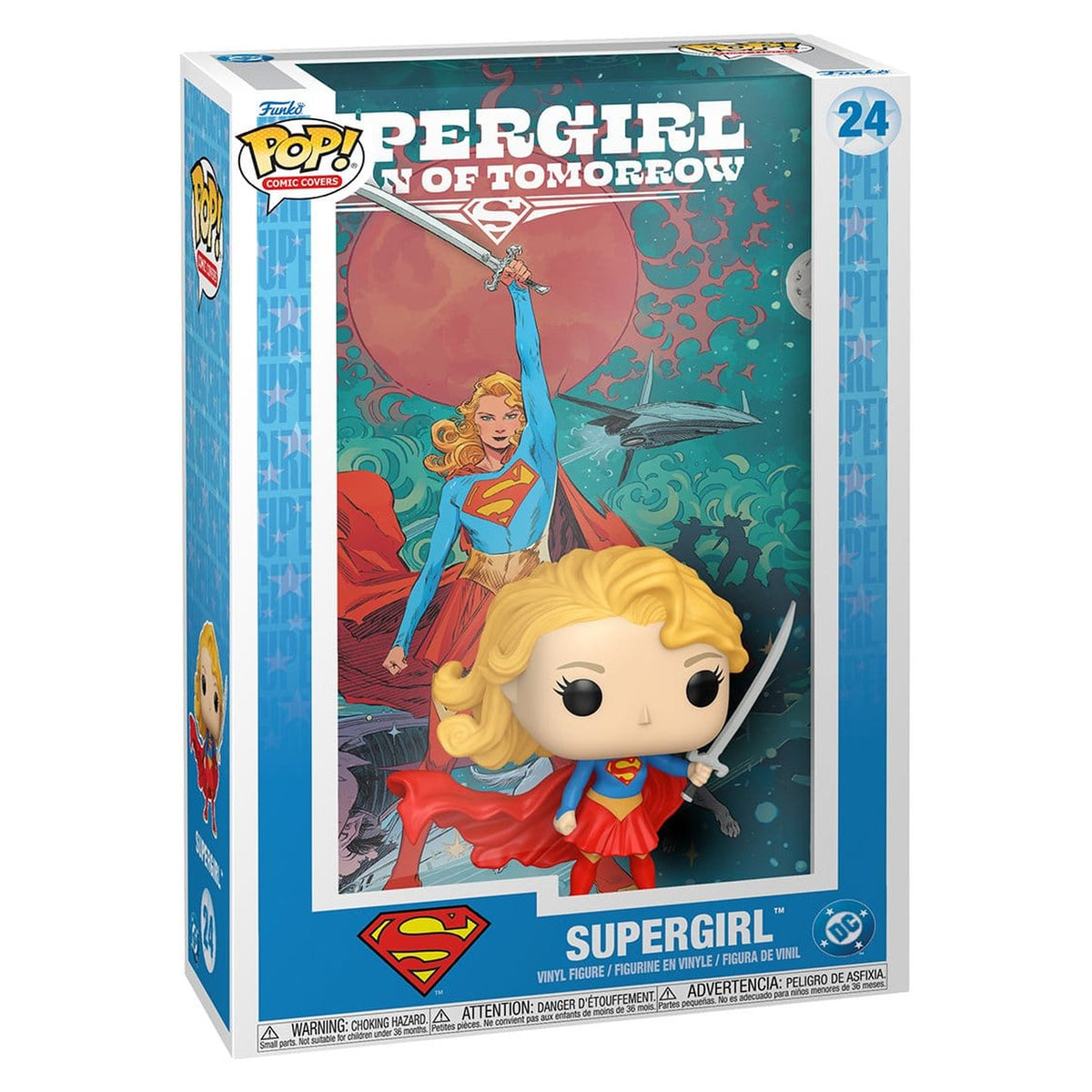 Image produit DC Comics POP! Comic Cover figurine en vinyle Supergirl 9 cm