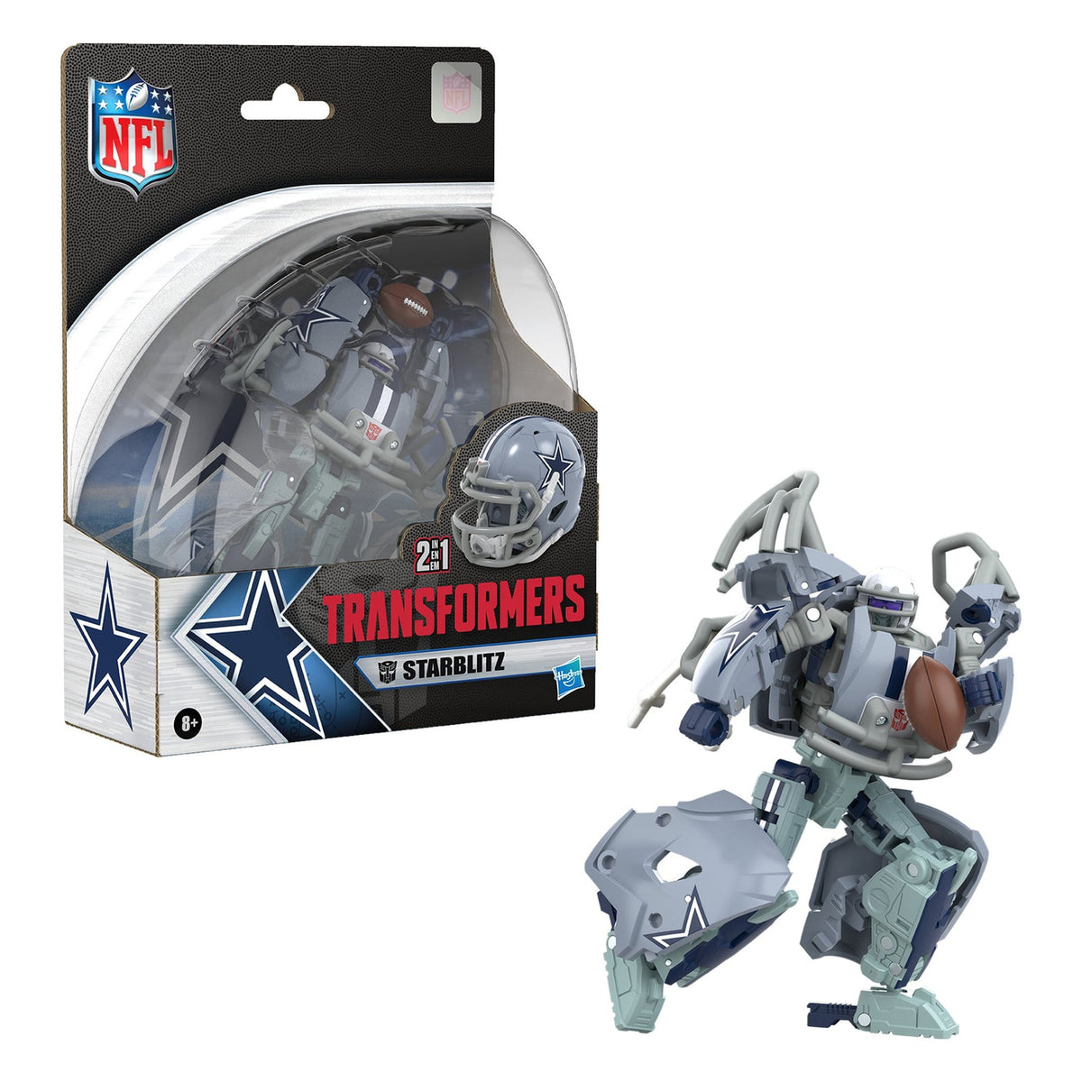 Image produit Transformers x NFL Figurine d’action Dallas Cowboys : Starblitz 14