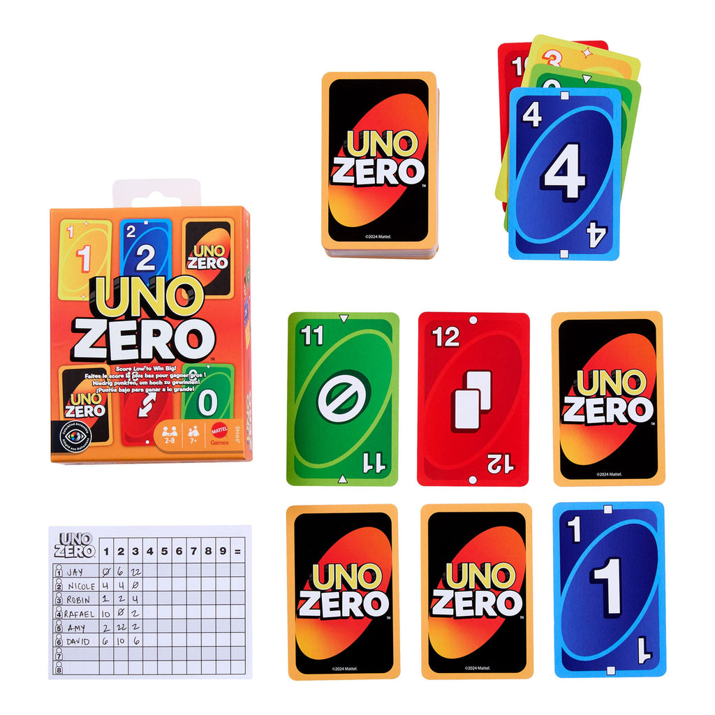 Productafbeelding UNO Zero kaartspel