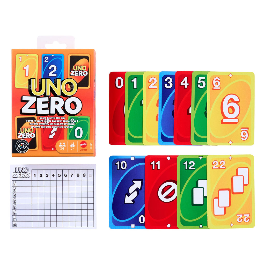 Productafbeelding UNO Zero kaartspel