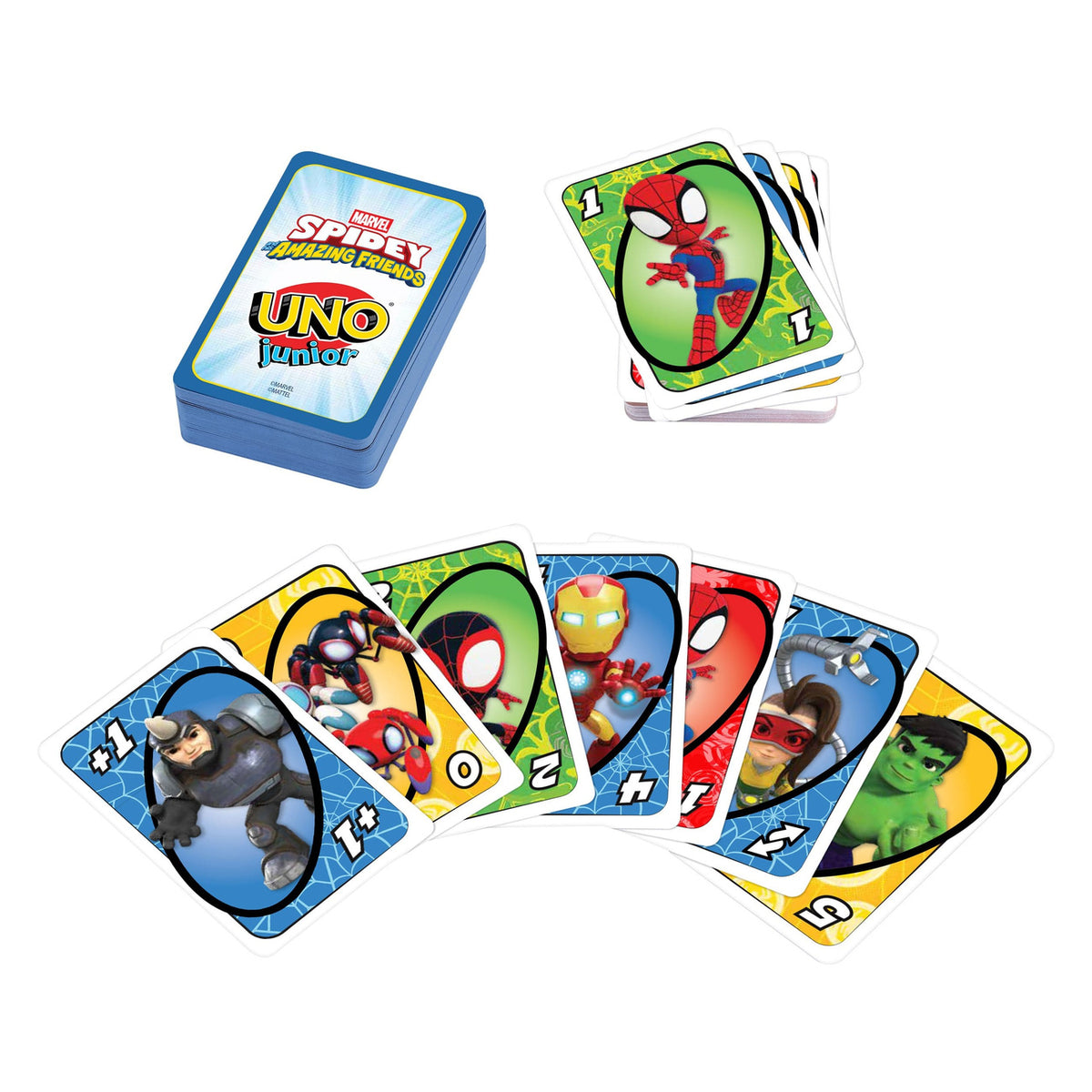 Produktbild Spidey & His Amazing Friends UNO Junior Kartenspiel