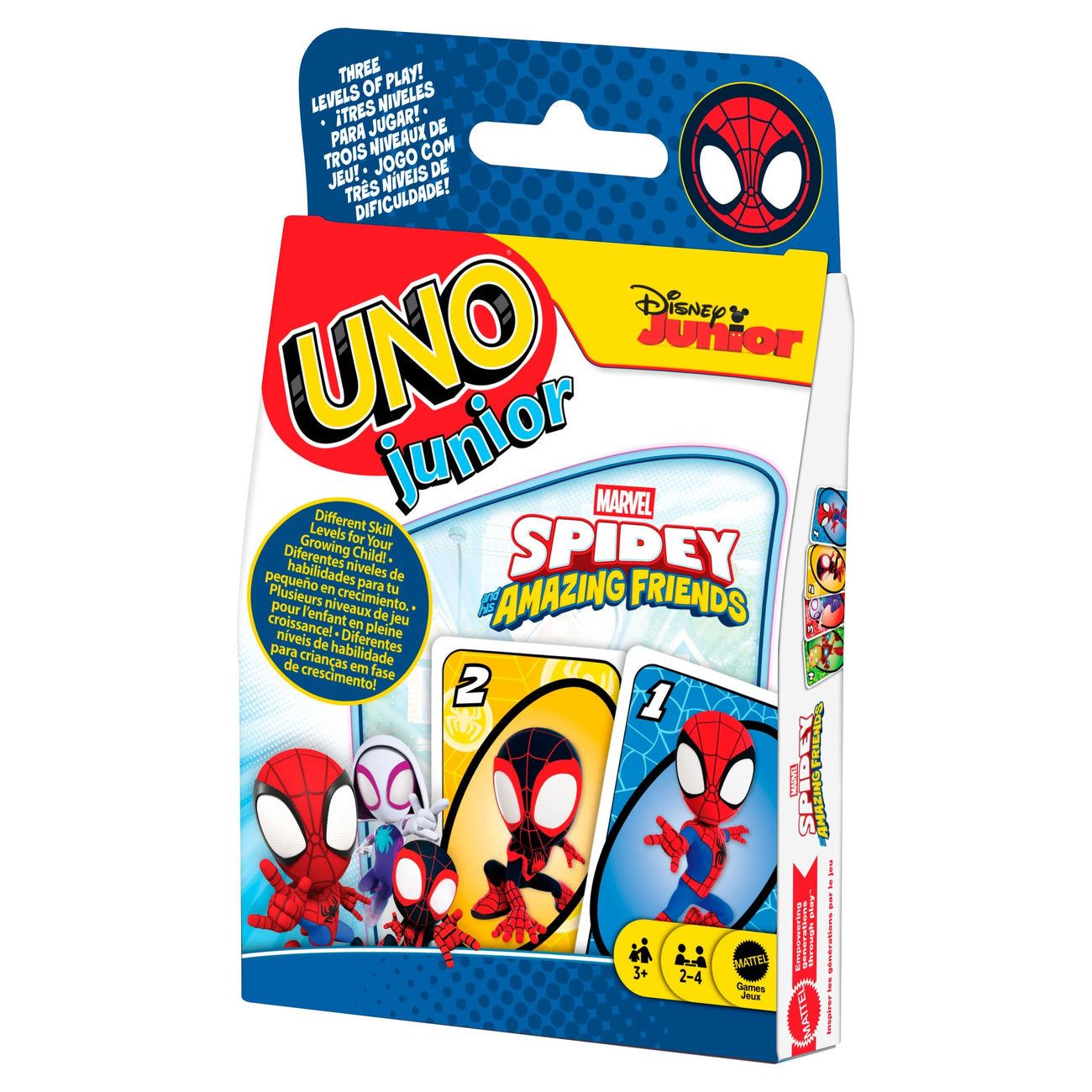 Produktbild Spidey & His Amazing Friends UNO Junior Kartenspiel