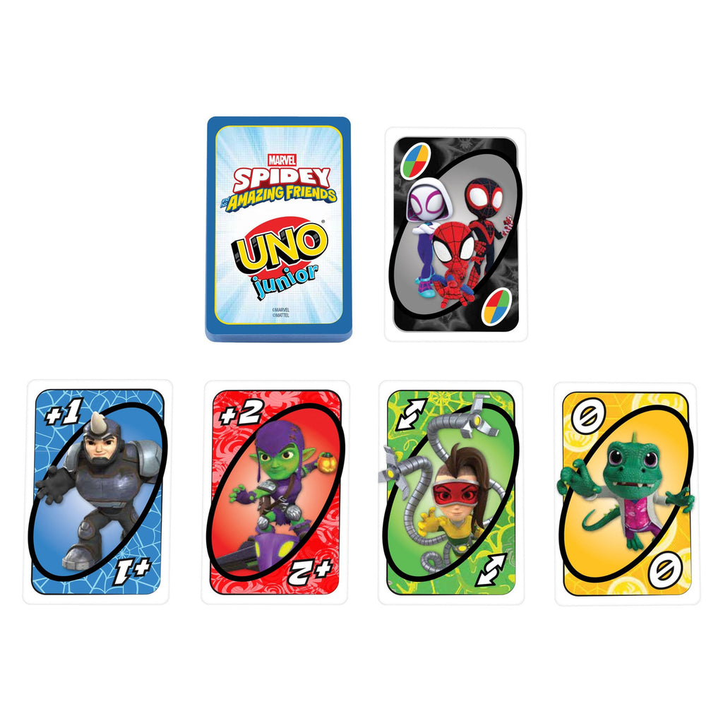 Produktbild Spidey & His Amazing Friends UNO Junior Kartenspiel