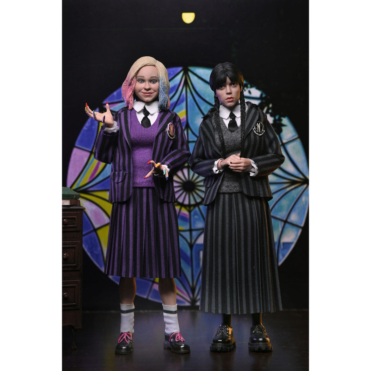 Image produit Pack de 2 figurines articulées Wednesday – Wednesday Addams