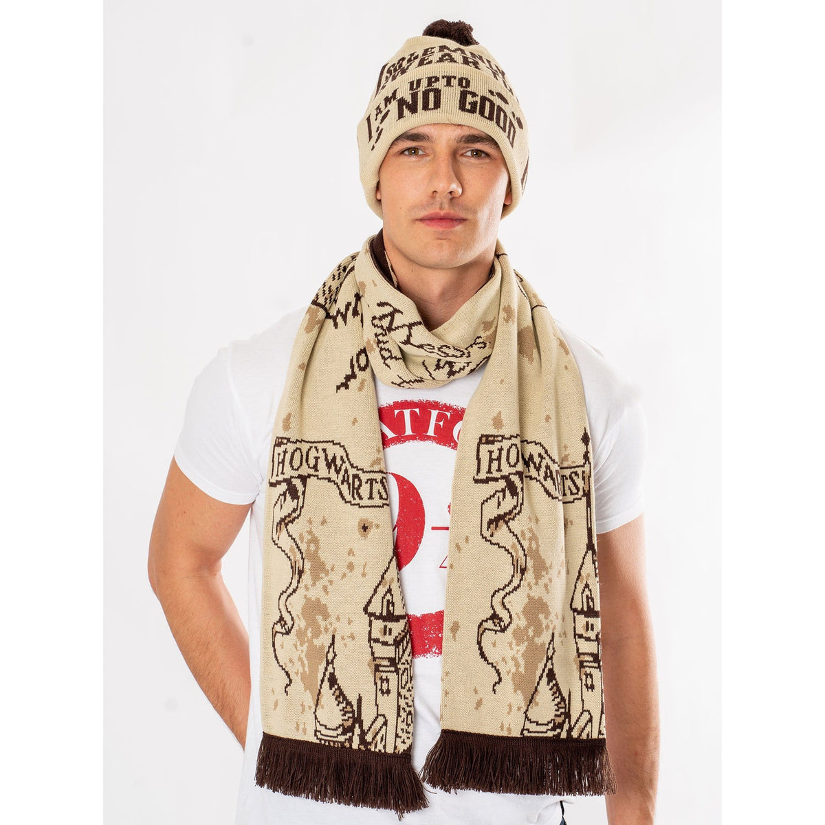 Productafbeelding Harry Potter Sjaal Marauder's Map Extra Lang
