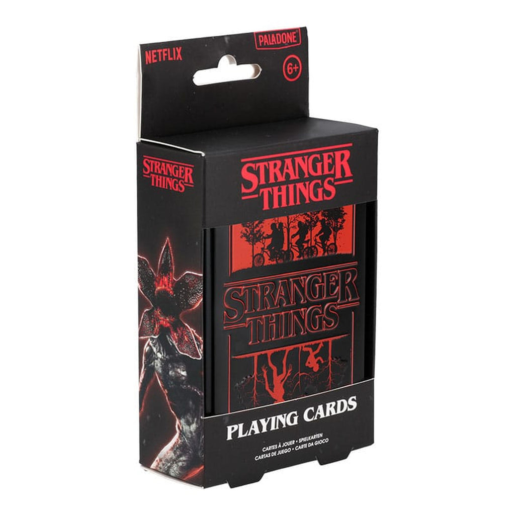 Productafbeelding Stranger Things 5 Speelkaarten Metaal