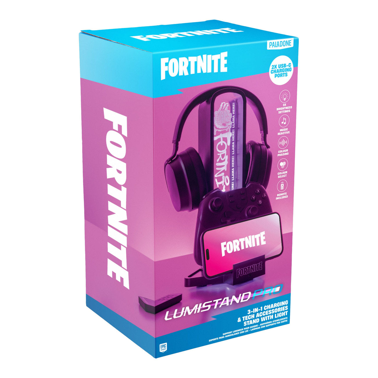 Image produit Fortnite Support pour casque avec éclairage 30 cm