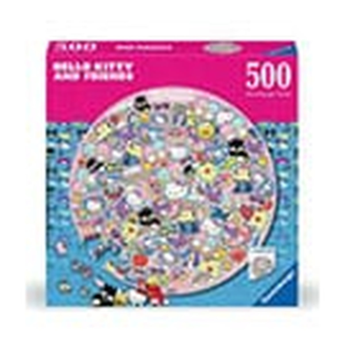 Image produit Hello Kitty and Friends Puzzle Rond (500 Pièces)