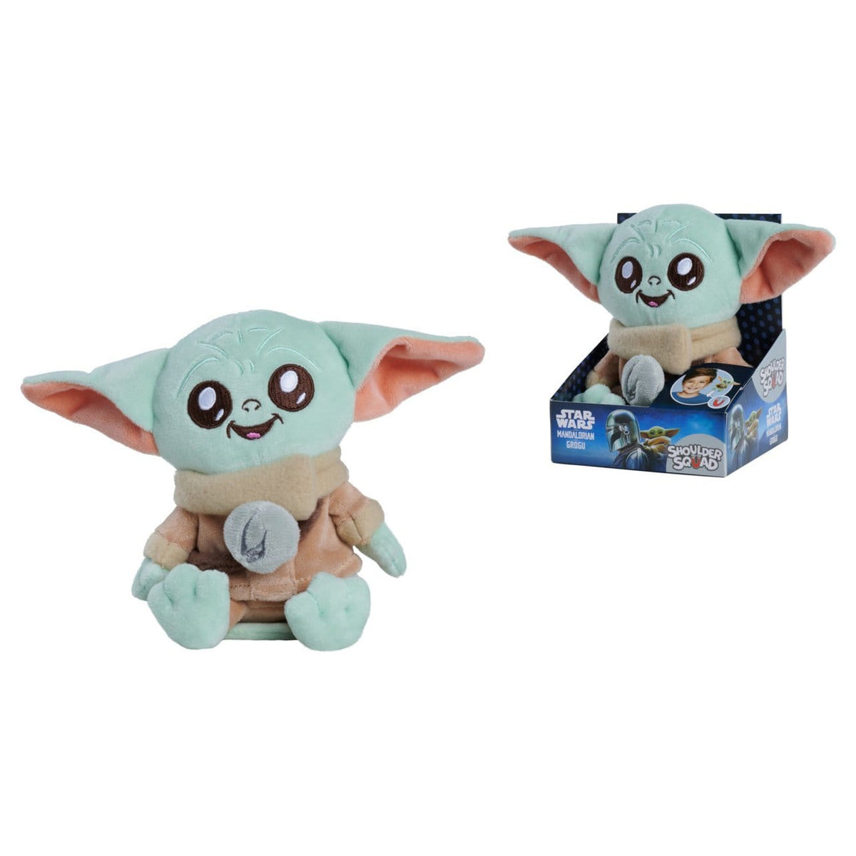 Produktbild Star Wars Mandalorian Grogu Schulter-Plüschfigur 13 cm