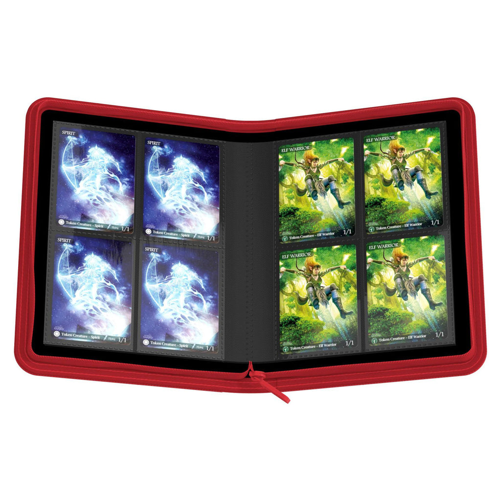 Image produit Ultimate Guard Zipfolio 160 8-Pocket Xenoskin - Rouge