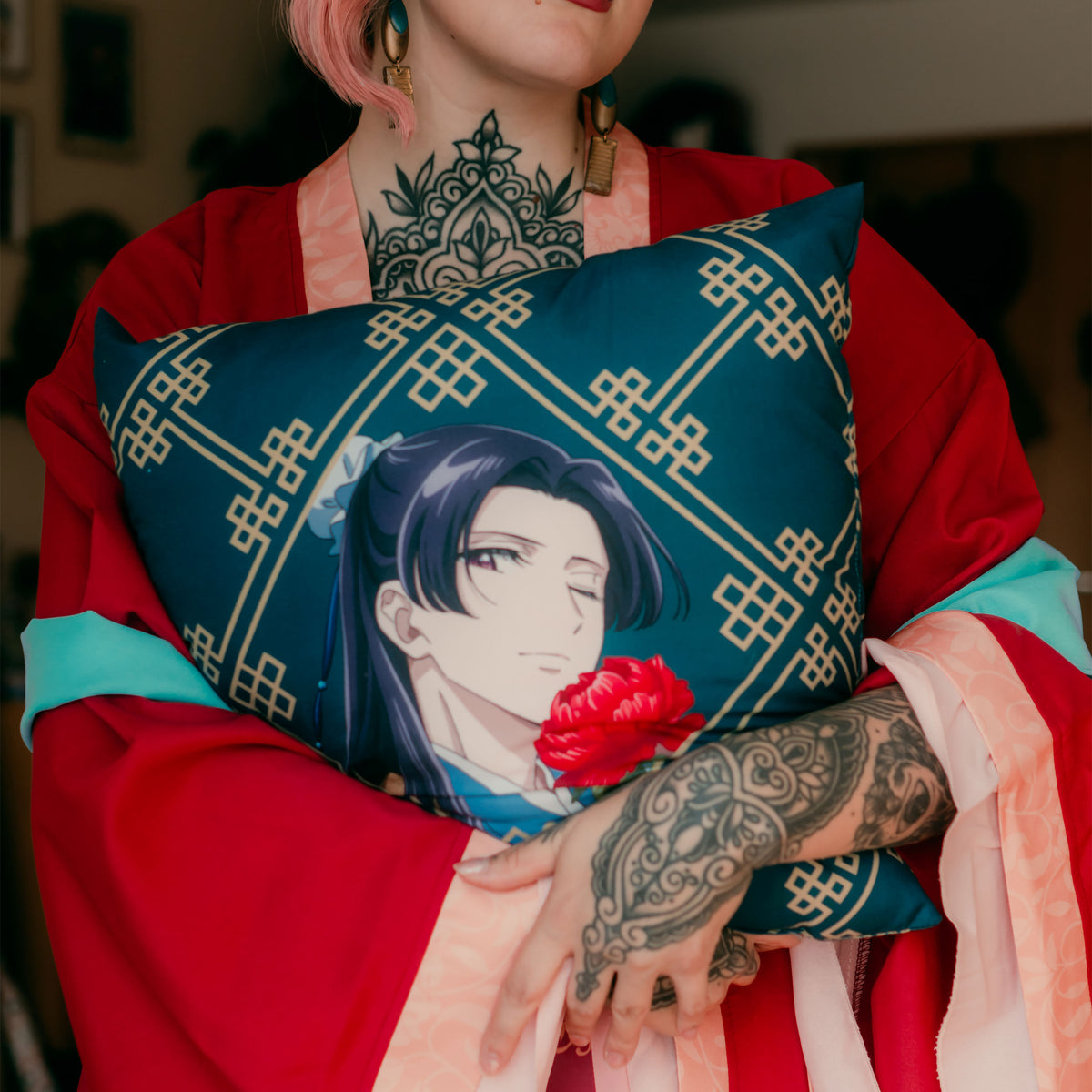 Image produit Les Carnets de l'apothicaire - Coussin Maomao et Jinshi