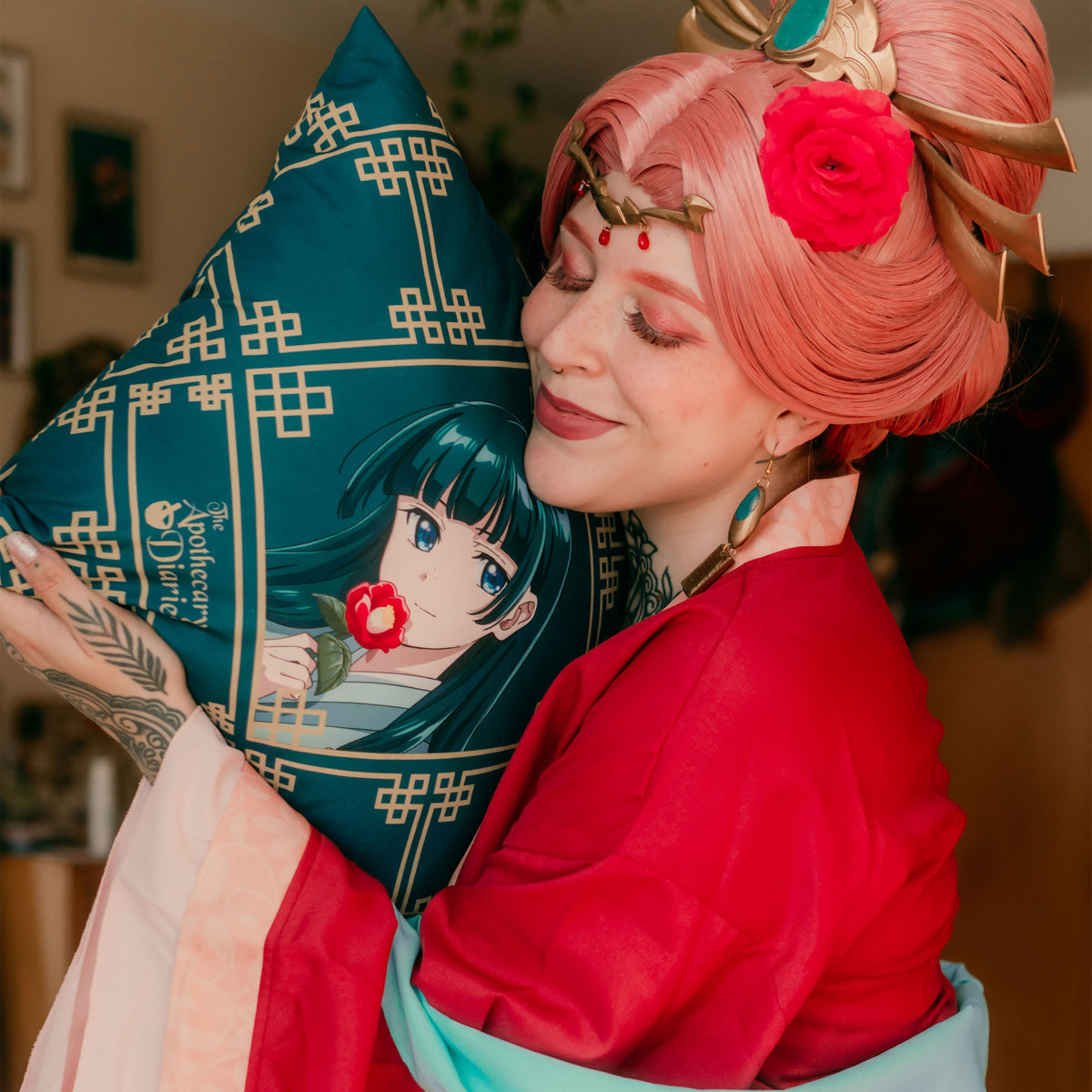 Image produit Les Carnets de l'apothicaire - Coussin Maomao et Jinshi